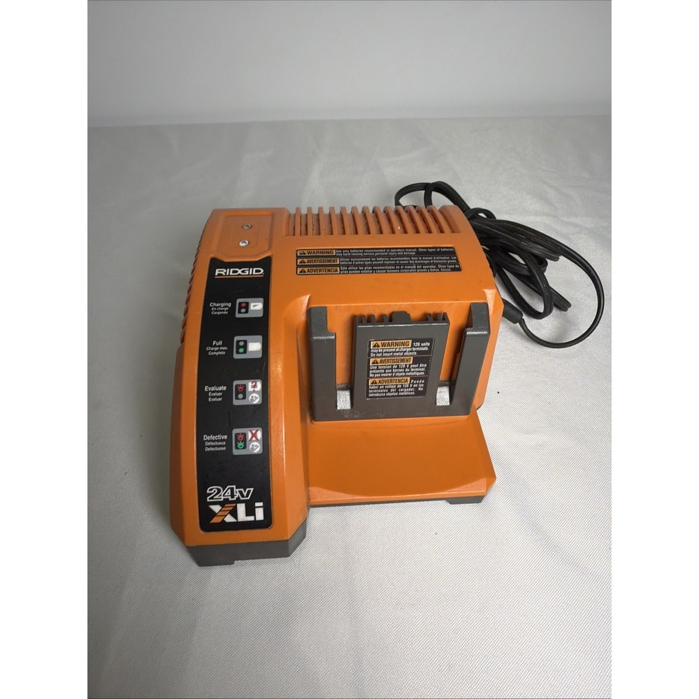 Ridgid 24v XLi 140315001 Battery Charger ~ Charger Only! Untested